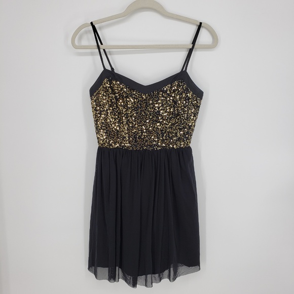 Jack by BB Dakota Carrian Sequin Dress in Black - Picture 2 of 8